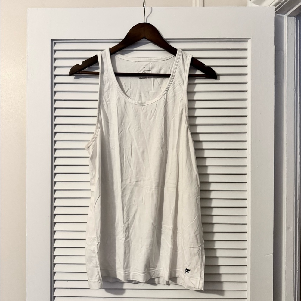 Fabletics Men's White Tank Top